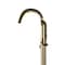 Castello Usa Neptune Freestanding Brushed Gold Gooseneck Tub Filler Faucet with Breeze Handle CB-F04-BG-J0806 - alternate 8